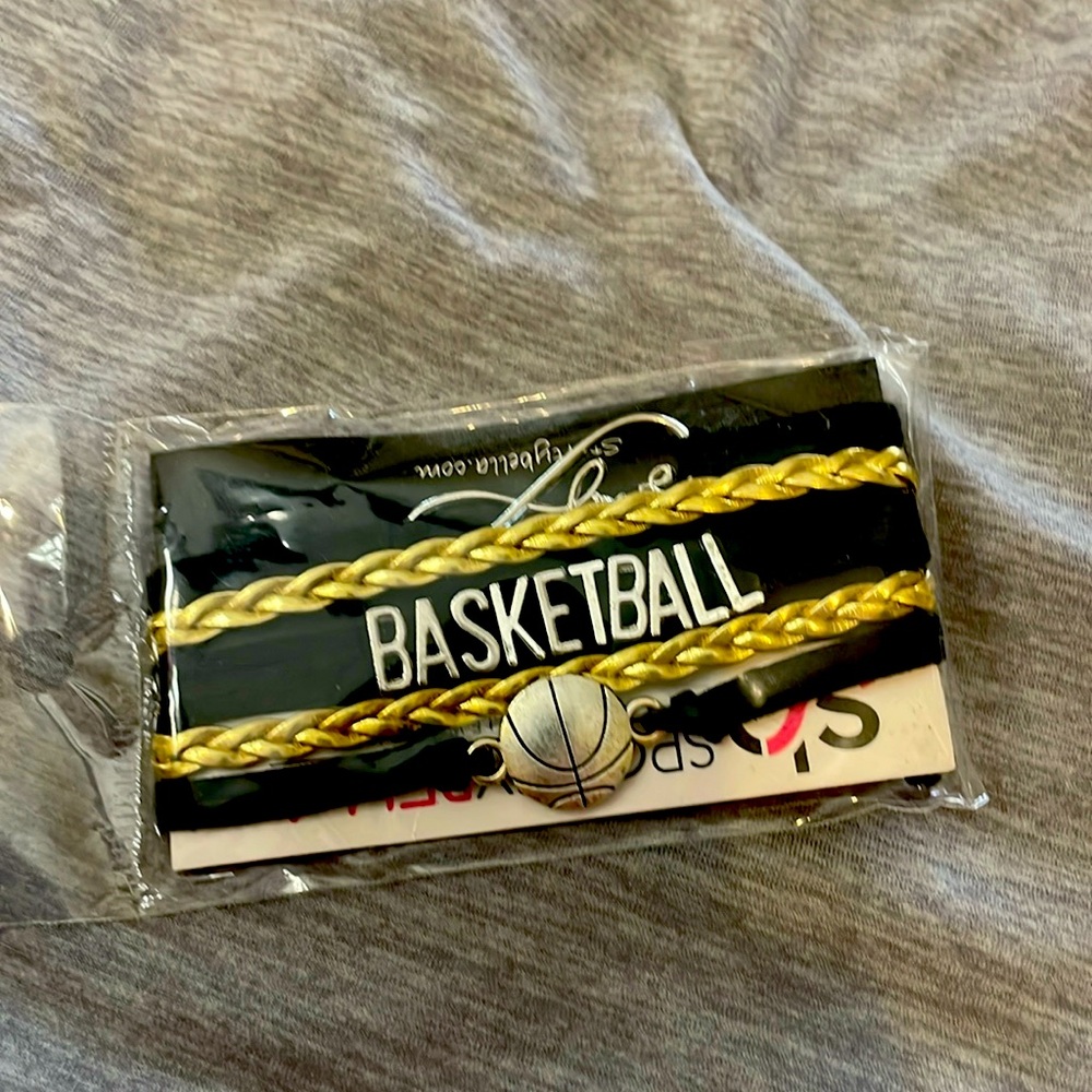 Brand new love basketball bracelet